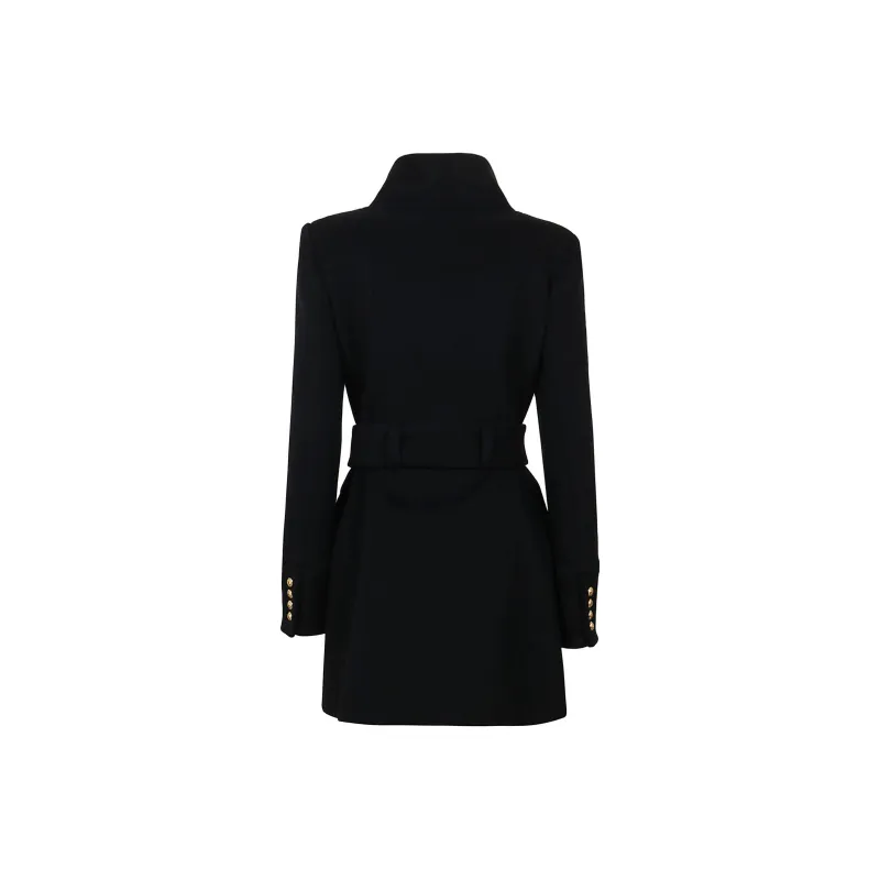BALMAIN Velvet Jackets Women's Black-1