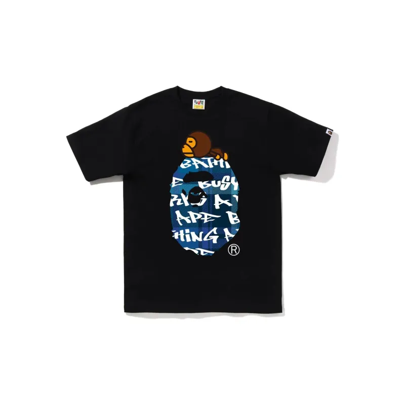 Bape Graffiti Check Milo On Big Ape Tee-1