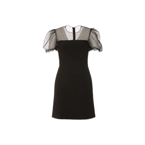 RED VALENTINO Short-Sleeved Dresses Women's Black