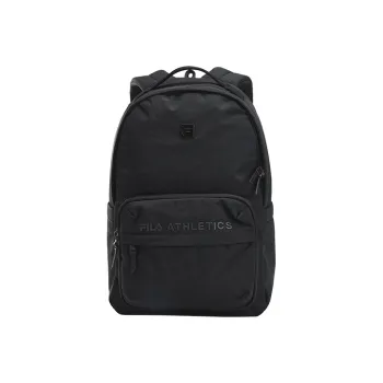 FILA Athletics Fabric Laptop Bag Backpack Large Size Unisex Pitch Black