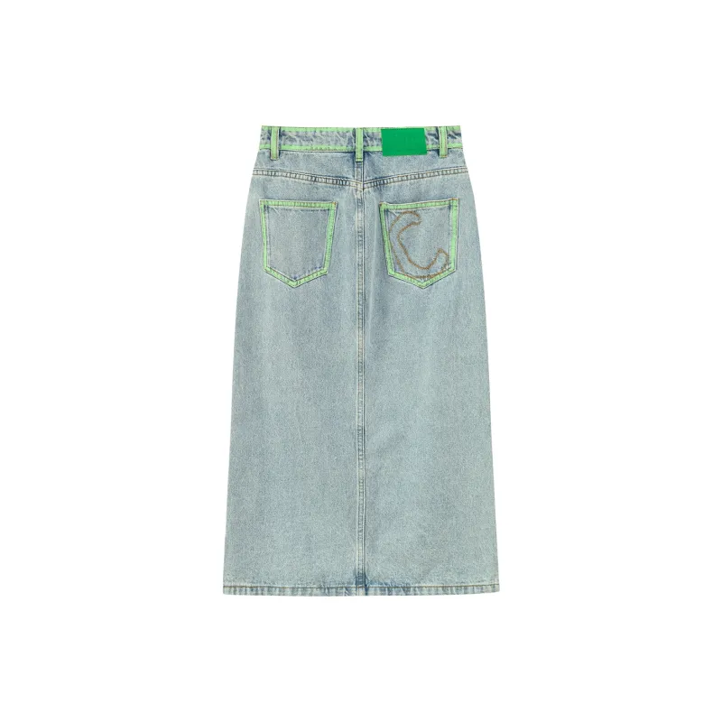 CHUU Denim Long Skirts Women's-1