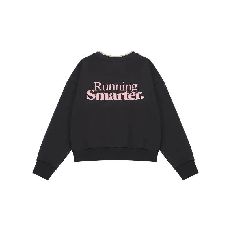 New Balance Sweatshirts Women's Navy Blue-1