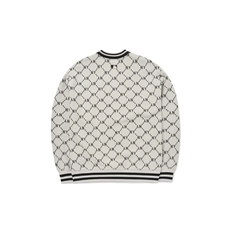 MLB Mlb Old Flower Sweatshirt Unisex White-1