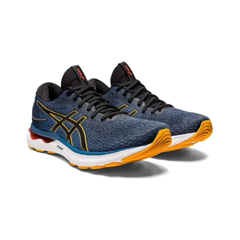 Asics Gel Nimbus 24 2E Wide 'Azure Amber'-2