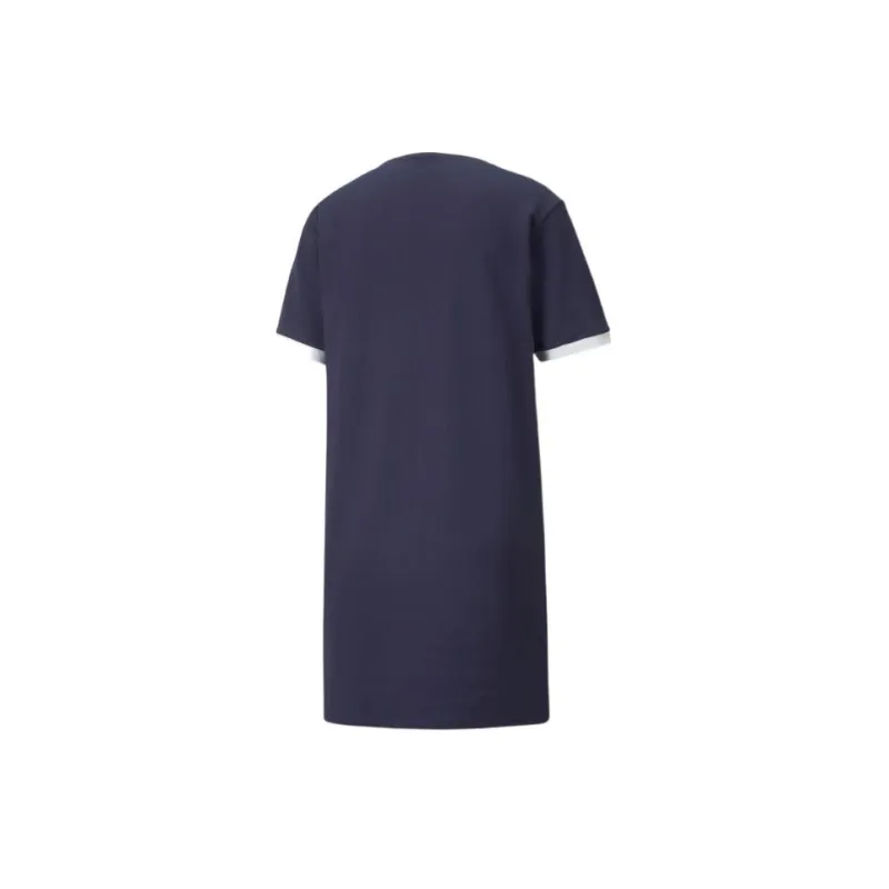 PUMA Short Sleeved Dresses Women's Blue-1