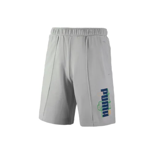 PUMA Casual Shorts Men Gray