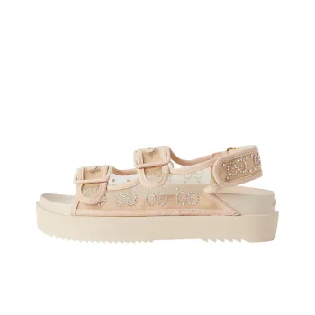 GUCCI Women's Gg Sandal 'Crystals   Rose Beige' Women's