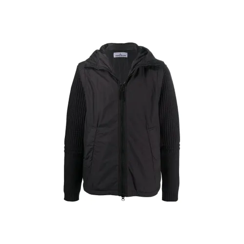 STONE ISLAND Jackets Men Black