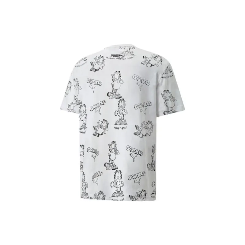 PUMA x GARFIELD Sports Life Collection T Shirt Men's White-1