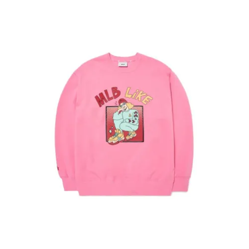 MLB Sweatshirts Unisex Pink