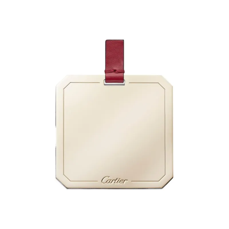 CARTIER C De Cartier Collection Calfskin Crossbody Bag, Shoulder Bag Mini Women's Red-3