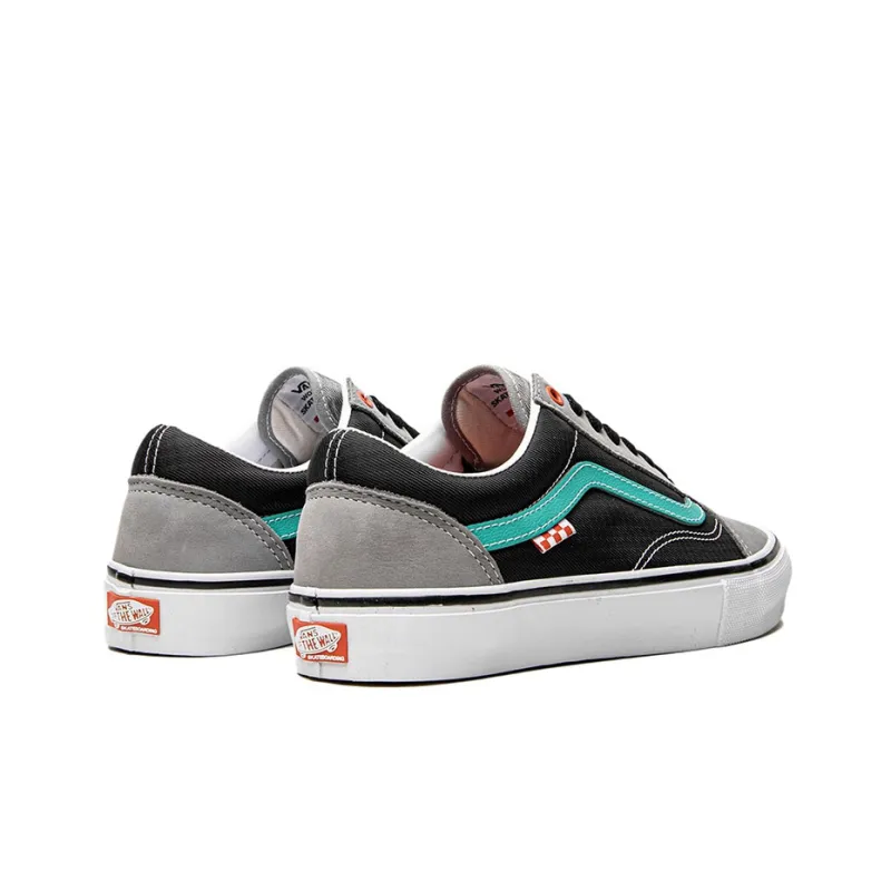 Vans Skate Old Skool 'Gray Black Green'-2