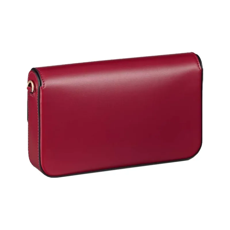 CARTIER C De Cartier Collection Calfskin Crossbody Bag, Shoulder Bag Mini Women's Red-2