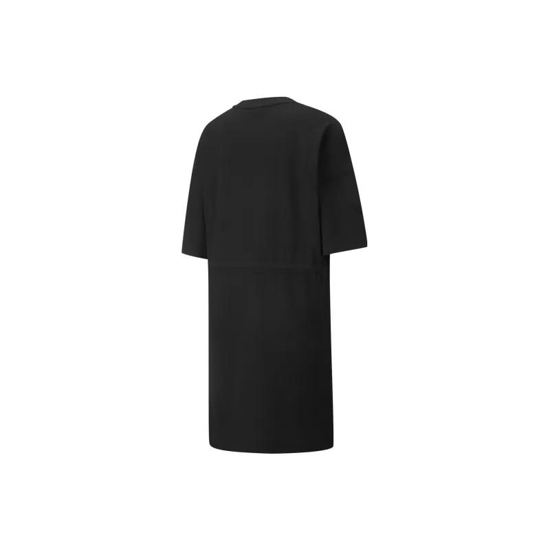 PUMA Short Sleeved Dresses Women's Black-1
