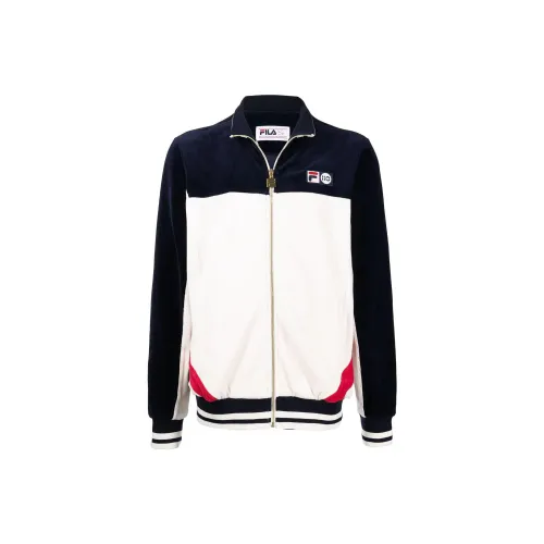 FILA Jackets Men Marine Blue/Red/White