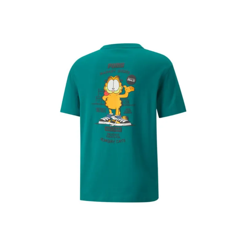 PUMA x Garfield T Shirt Men's Lake Green-1