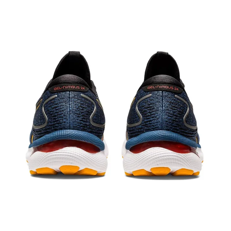 Asics Gel Nimbus 24 2E Wide 'Azure Amber'-4
