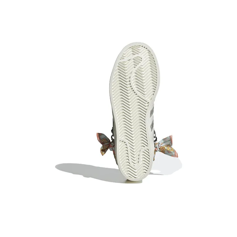 Adidas Originals Superstar Skateboard Shoes Women's Low Top Tea White-5