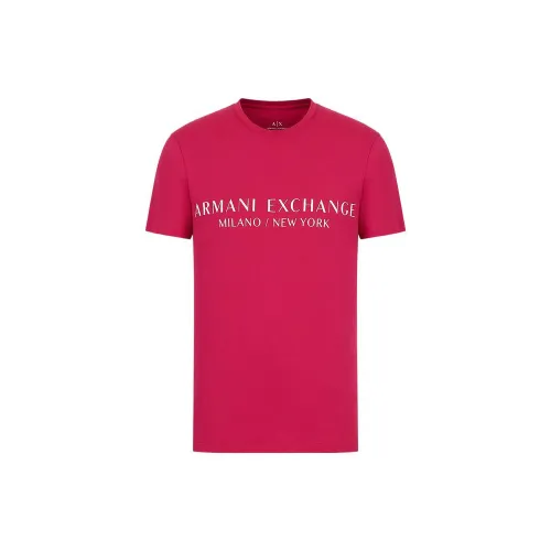 ARMANI EXCHANGEAE FW22 T Shirt Men's Fuchsia