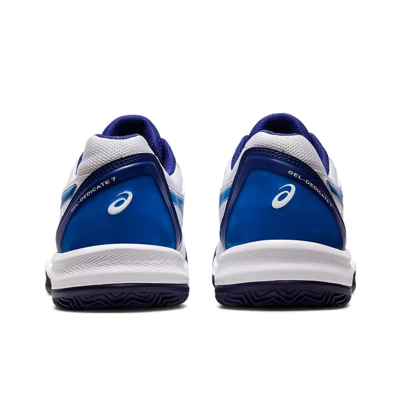 Asics Gel Dedicate 7 Clay 'White Electric Blue'-4
