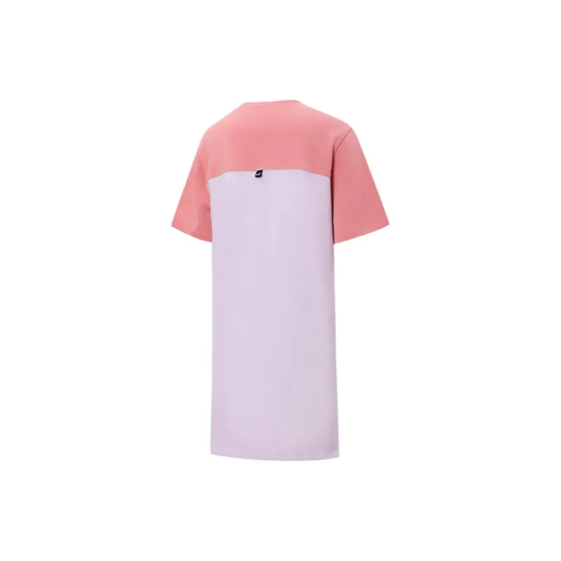 PUMA POWER Short Sleeved Dress Women's Purple-1