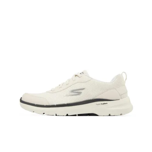 Skechers Go Walk 6 Casual Shoes Men Low-Top White/Navy