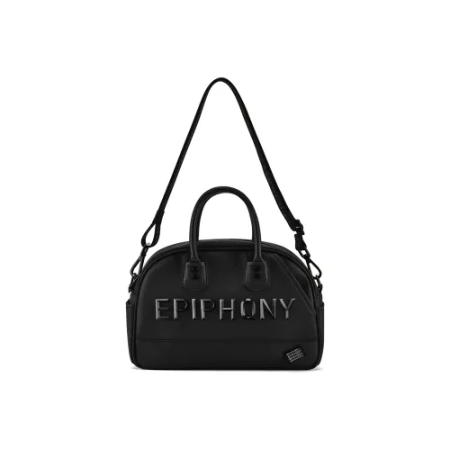 EPIPHQNY PU Cloud Bag Handbag Shoulder Bag Medium Size Women's Black