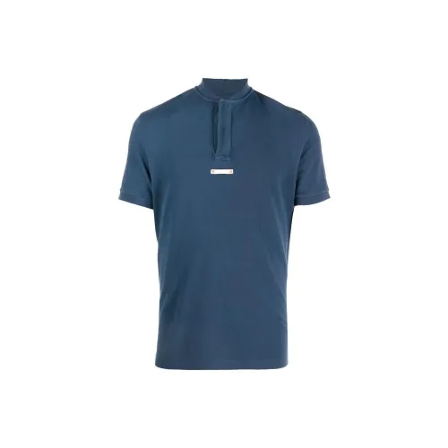 Maison Margiela Polo Shirts Men Blue