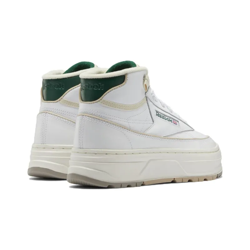 Reebok Women's Club C Geo Mid 'White Dark Green' Women's-3
