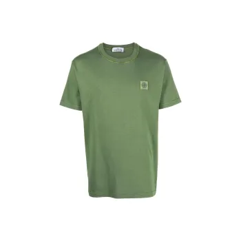 STONE ISLAND Compass-patch Cotton T-shirt