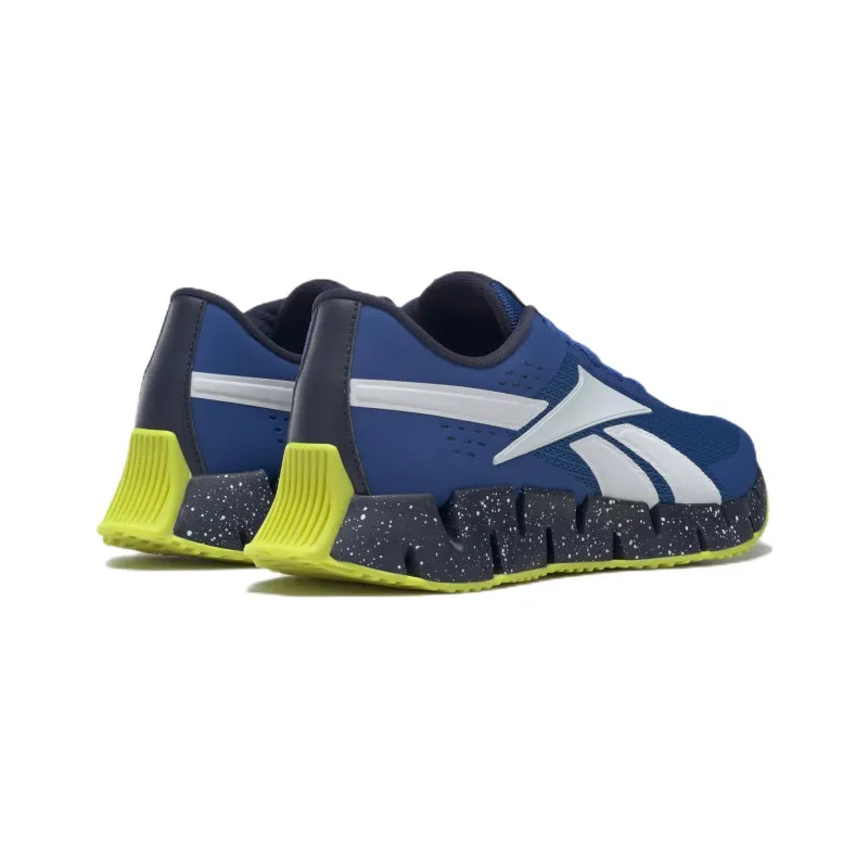 Reebok Zig Dynamica 1 Cushioning Anti-Slip And Wear-Resistant Low-Top Running Shoes Blue White-4