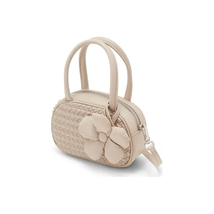 CHARLES&KEITH Fabric Handbag Regular Women's White/Flesh/Light Purple/Black-7