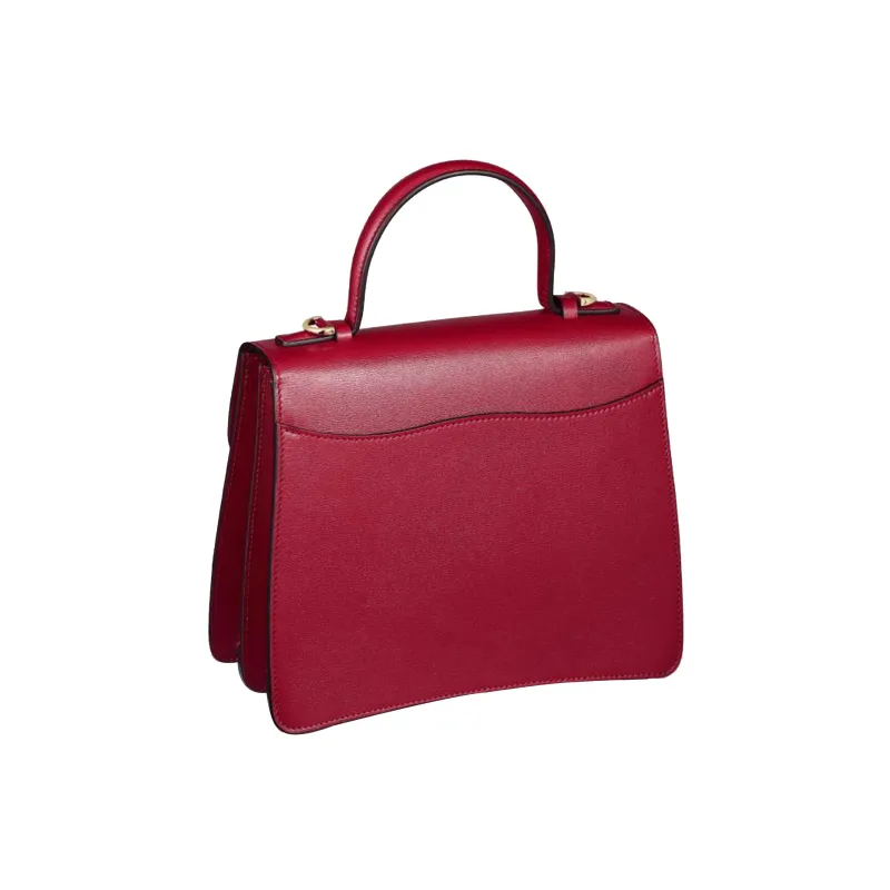 CARTIER Panthère De Cartier Calfskin Shoulder Bag, Crossbody Bag, Handbag Small Size Women's Red-4