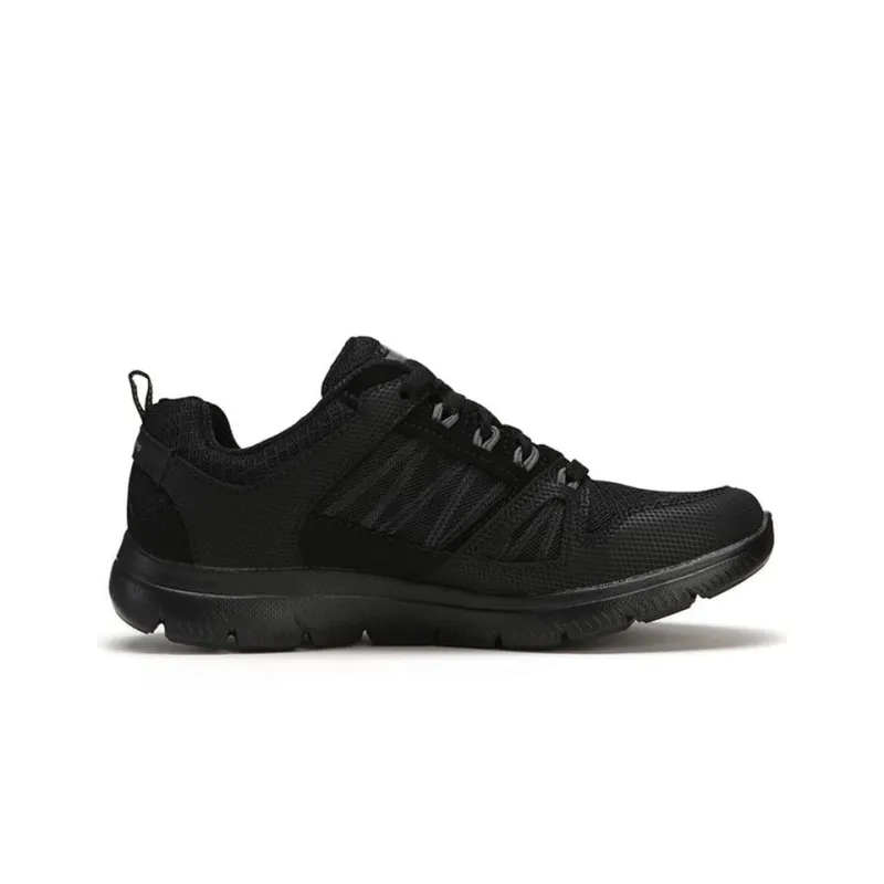 Skechers Summits Cushioning Anti-Slip And Wear-Resistant Low-Top Casual Shoes Women's Black-1