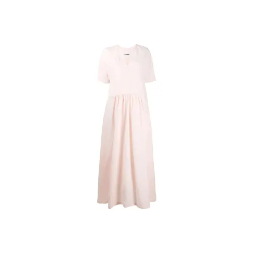 JIL SANDER Short-Sleeved Dresses Women's Pink