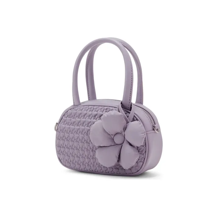 CHARLES&KEITH Fabric Handbag Regular Women's White/Flesh/Light Purple/Black-10
