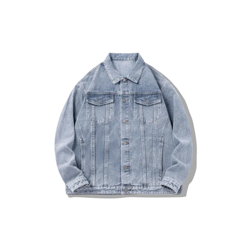 BEENTRILL Loose Fit Denim Jacket Unisex-1