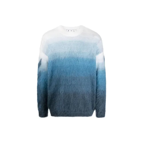 OFF-WHITE Diag Arrow Brushed Knit Crewneck 