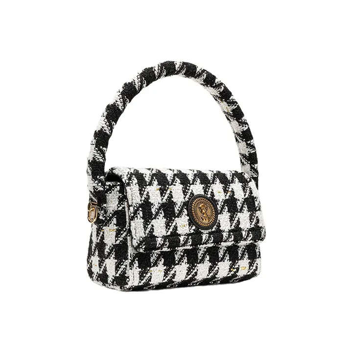 VANESSA HOGAN Fabric Shoulder Bag Crossbody Bag Handbags Small Size Women's Black-1
