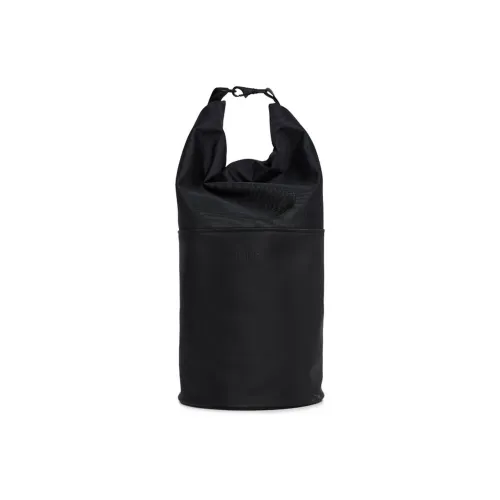 Rains Polyester Shoulder Bag Crossbody Bag Large Size Unisex Black/Ebony Brown