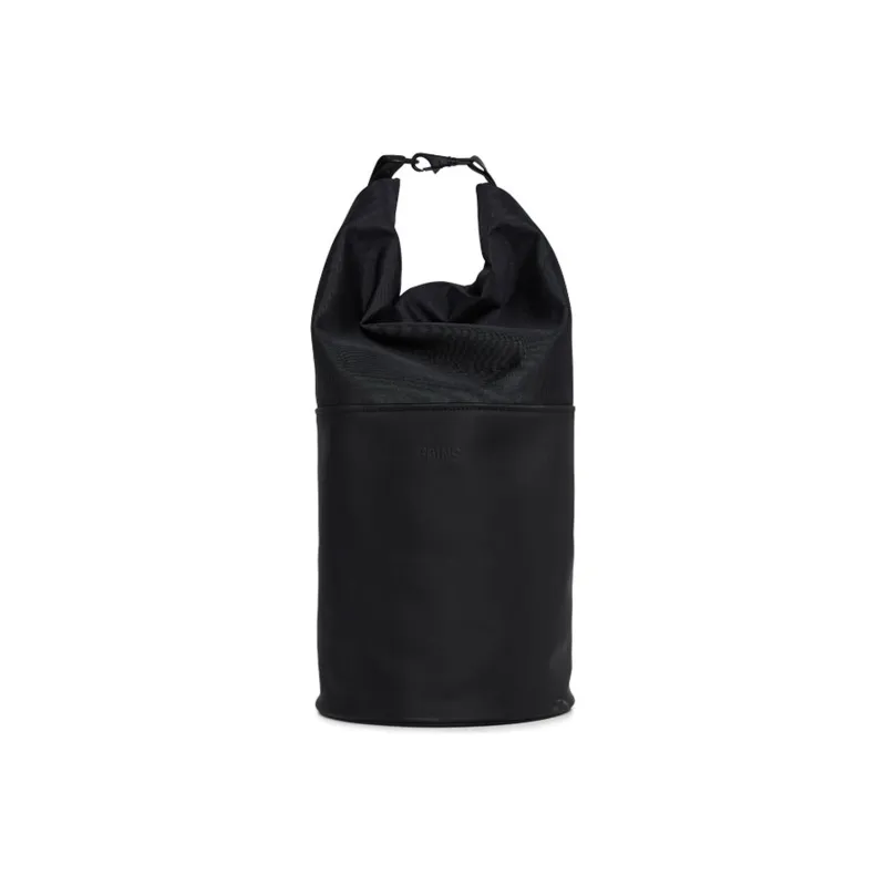 Rains Polyester Shoulder Bag Crossbody Bag Large Size Unisex Black/Ebony Brown-0