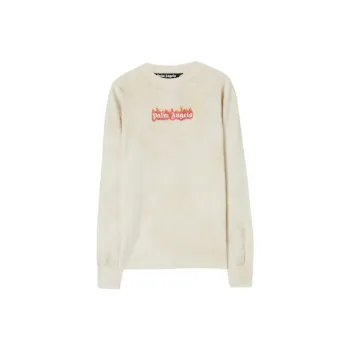 PALM ANGELS Burning Logo Classic Longsleeve T shirt