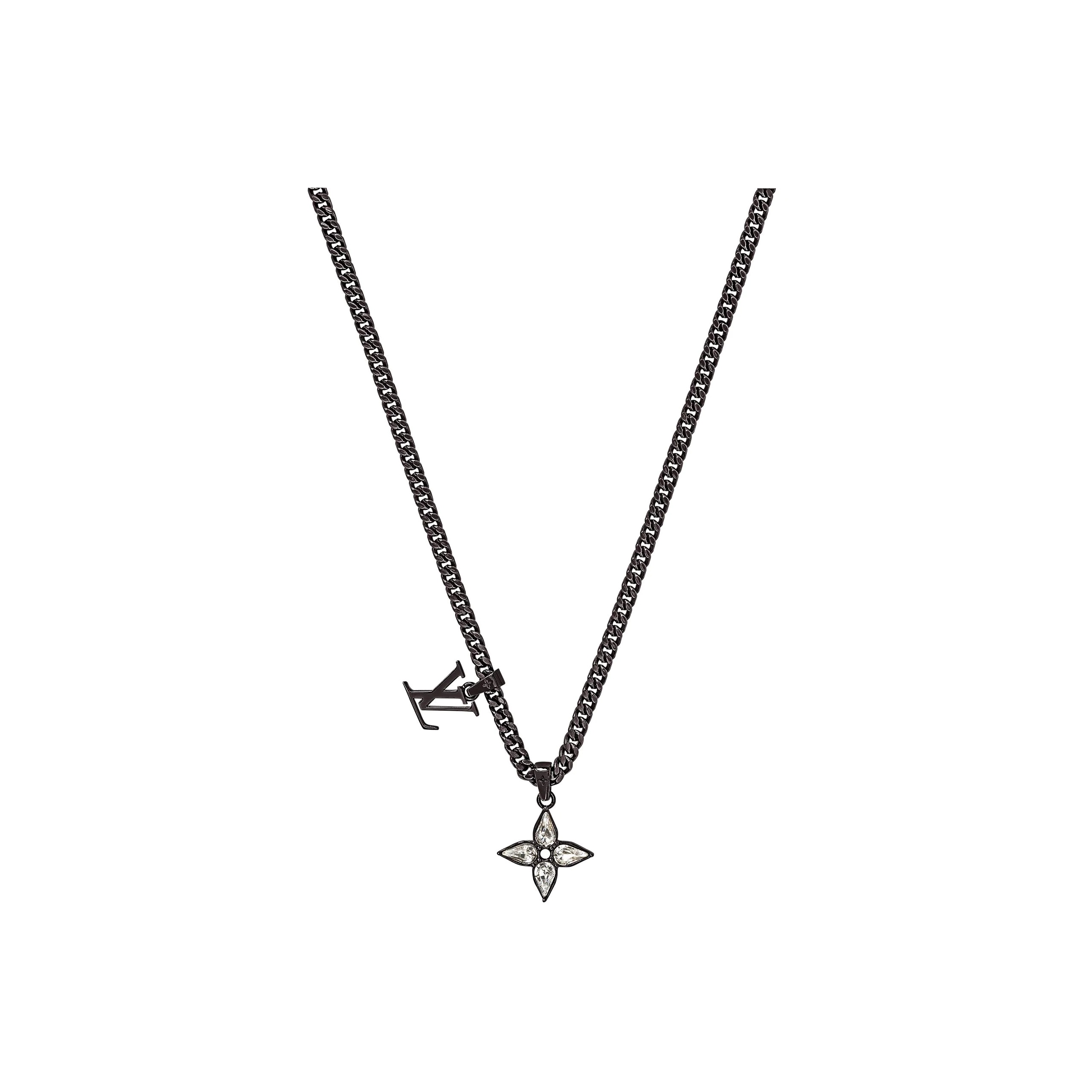 Louis Vuitton Black Necklaces Pendants on Sale & Authentic