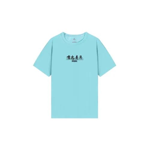 PEAK T-Shirts Men Light Sea Blue