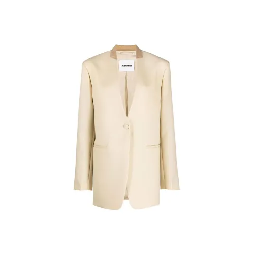 JIL SANDER Business Suits Women's Beige