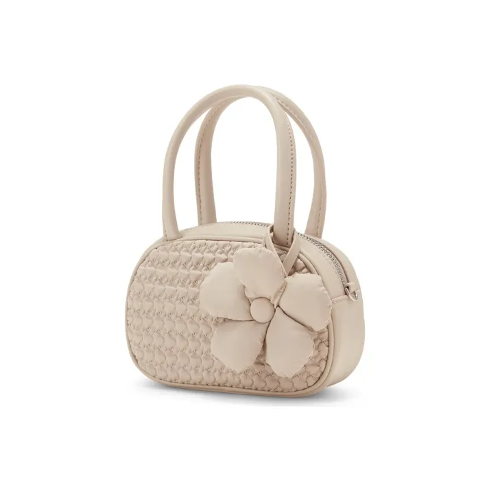 CHARLES&KEITH Fabric Handbag Regular Women's White/Flesh/Light Purple/Black-6