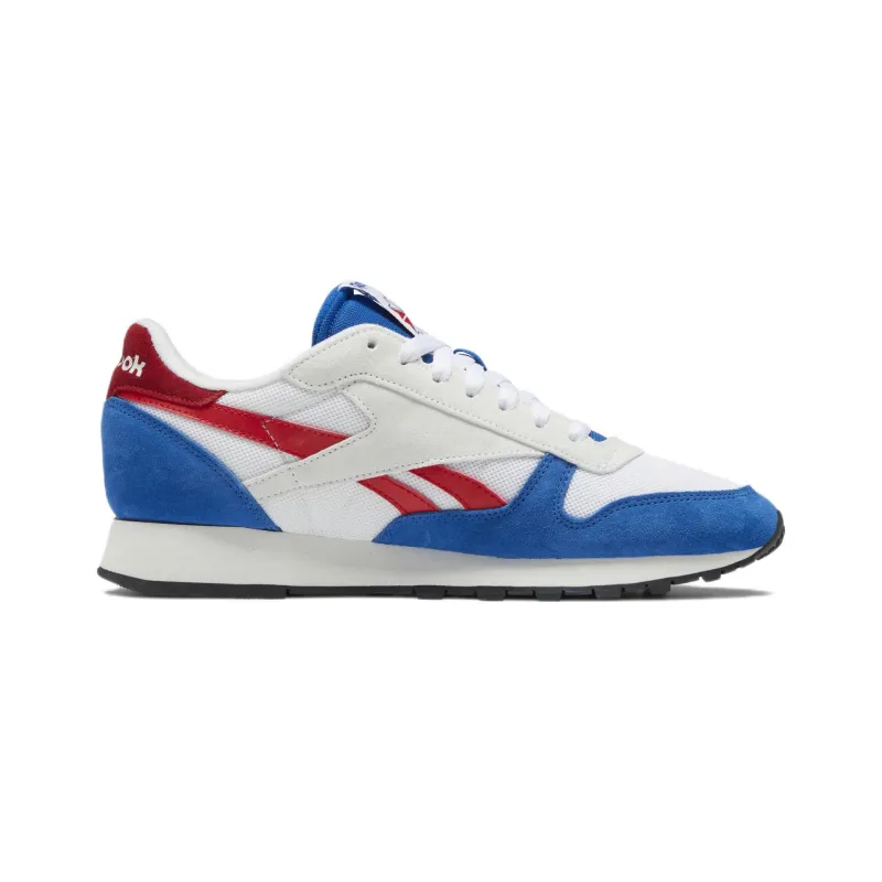 Reebok Classic Leather Make It Yours White Vector Red Blue-1