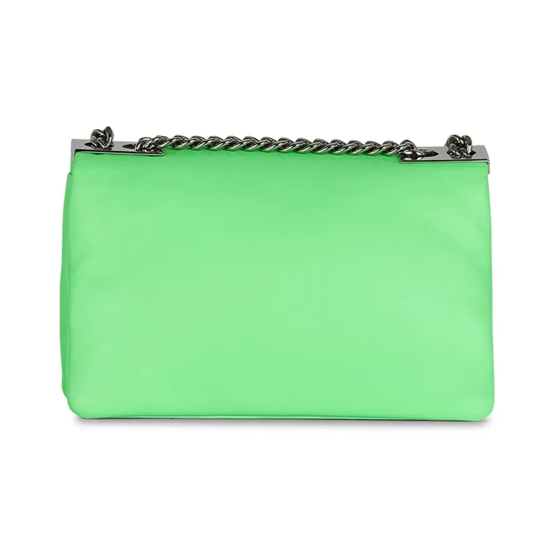 BALMAIN 1945 Leather Shoulder Bag Crossbody Bag Mini Women's Green-2