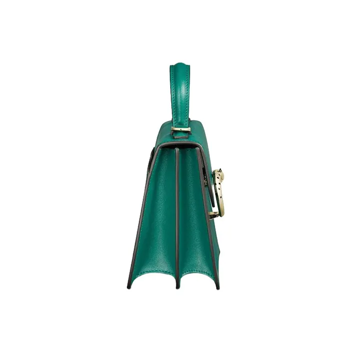 CARTIER Panthère De Cartier Calfskin Shoulder Bag Crossbody Bag Handbag Mini Women's Green-2