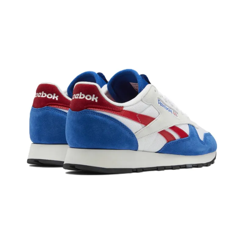 Reebok Classic Leather Make It Yours White Vector Red Blue-4